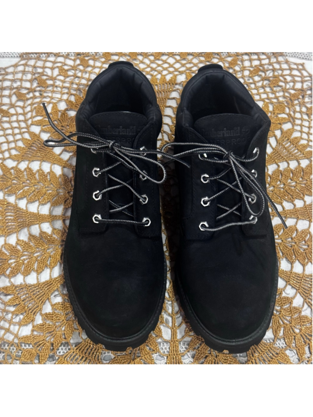 NWOT Timberland Waterproof Boots Men's Black Size 10